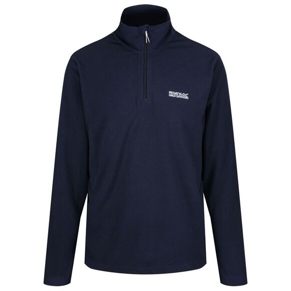 Regatta Great Outdoors Mens Thompson Half Zip Fleece Top / Navy - Picture 1 of 5
